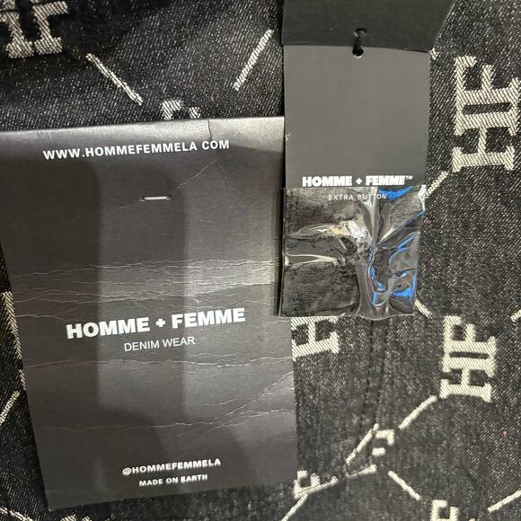 NWT Homme Femme Jeans Sz 44 - Picture 6 of 8